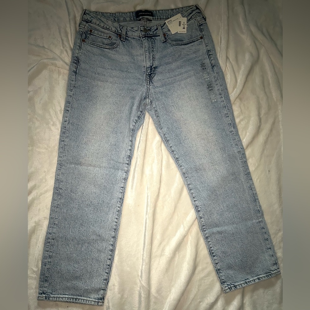 Women’s Aeropostale Light Blue Straight Leg Jeans
